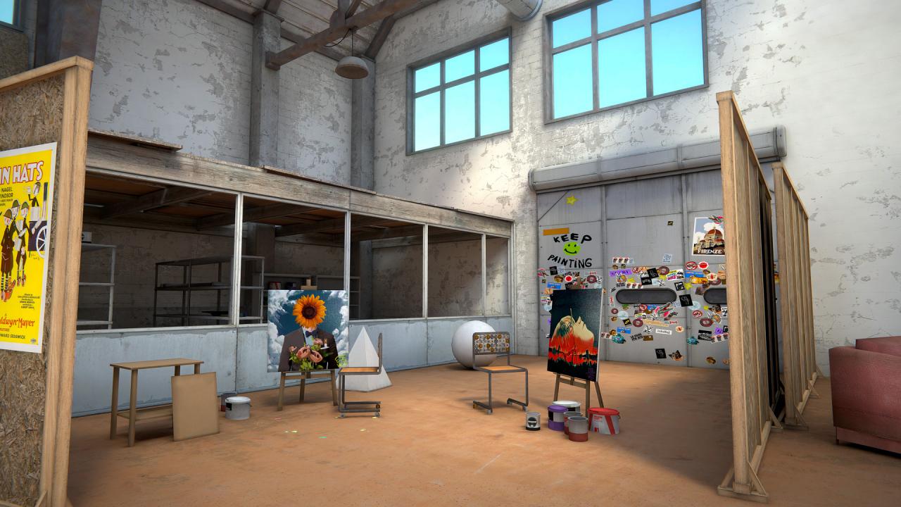 Steam PCVR游戏《绘画模拟器》 Painting VR